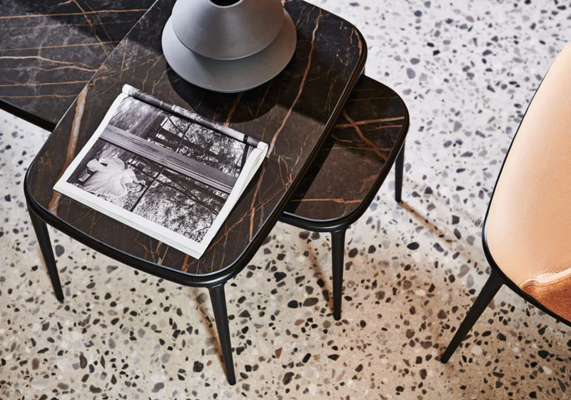 Table basse - Céramique ou bois - Lea
