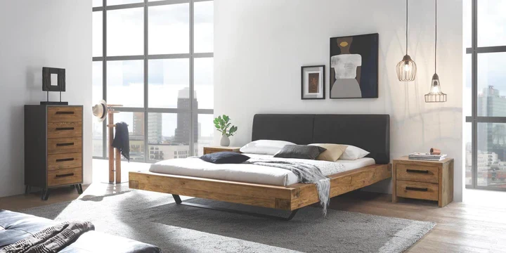 Lit - Oak-vintage bloc 16