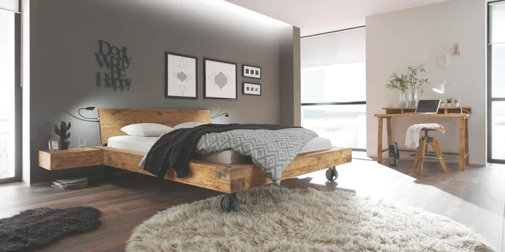 Lit - Oak-vintage bloc 16