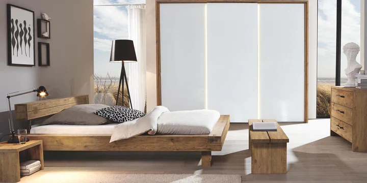 Lit - Oak-vintage bloc 16