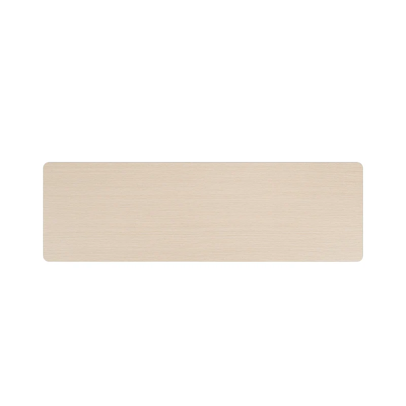 Buffet blanc effet bois clair 4 portes 2 tiroirs 120x37x80cm ADJUSTOAKELITE