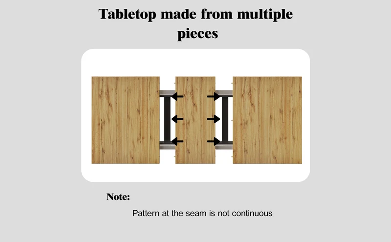 Table extensible effet bois naturel avec étagères 120-160x80cm CASCADEVERTEXX