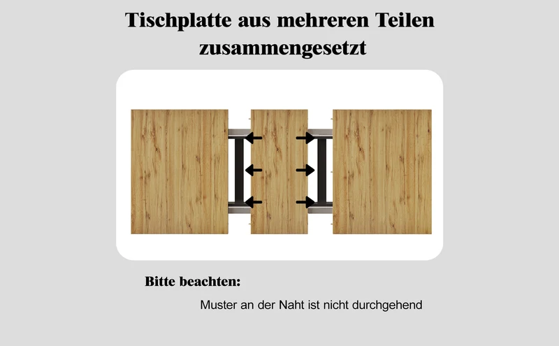 Table extensible effet bois naturel avec étagères 120-160x80cm CASCADEVERTEXX