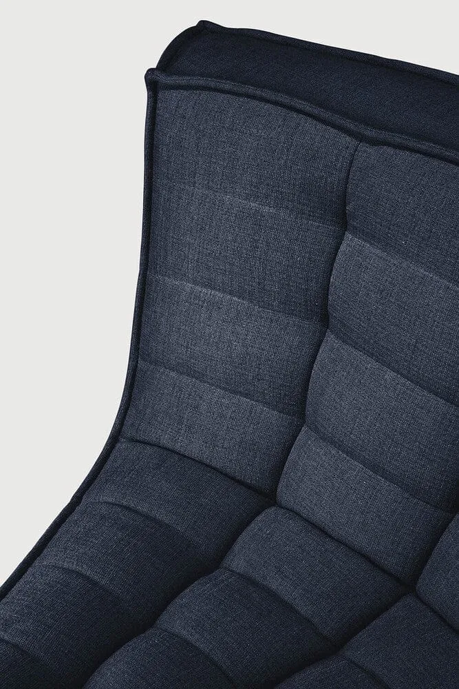 Ethnicraft Canapé Modulaire N701 - Tissu Éco (Angle Arrondi 45°)