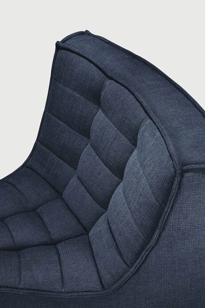 Ethnicraft Canapé Modulaire N701 - Tissu Éco (Angle Arrondi 45°)