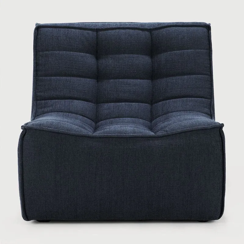 Ethnicraft Canapé Modulaire N701 - Tissu Éco (1 Place)