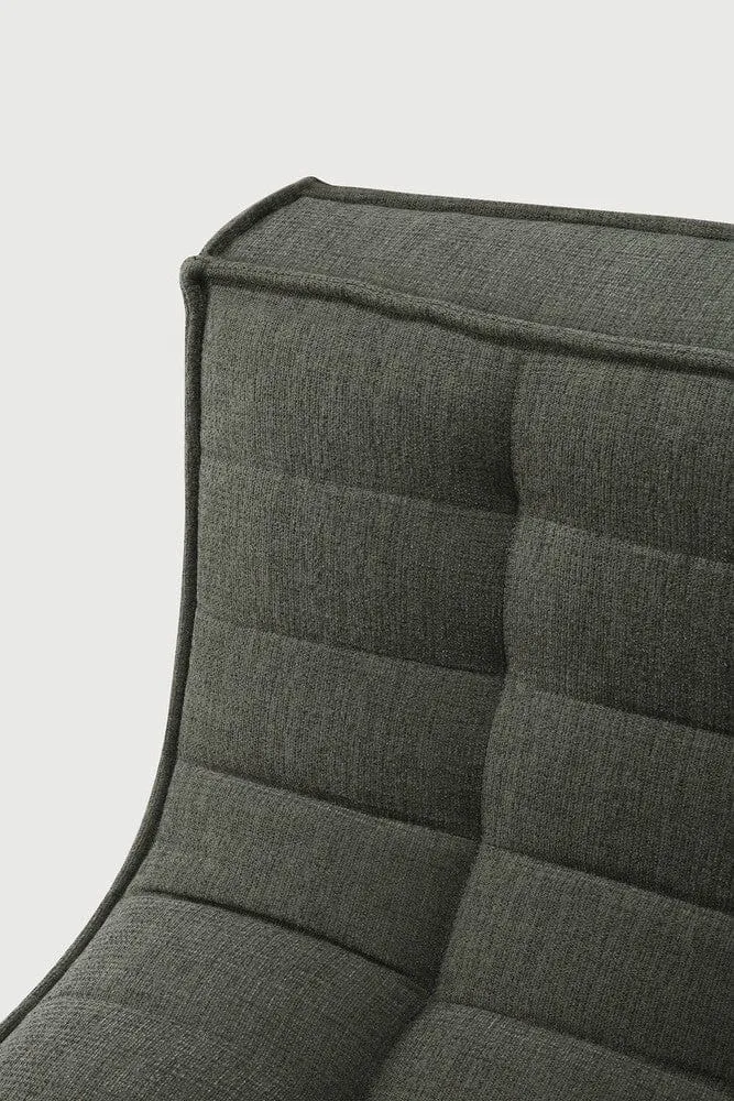 Ethnicraft Canapé Modulaire N701 - Tissu Éco (2 Places)