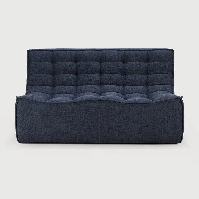 Ethnicraft Canapé Modulaire N701 - Tissu Éco (2 Places)