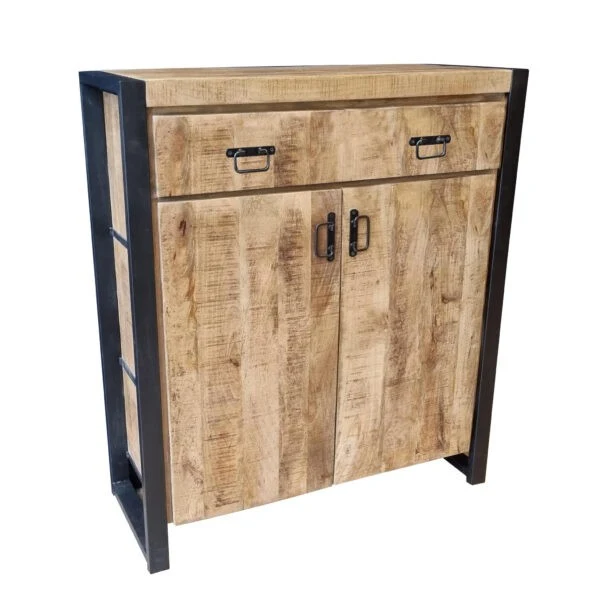Commode en bois de manguier, 100X40XH115CM - ANGELO