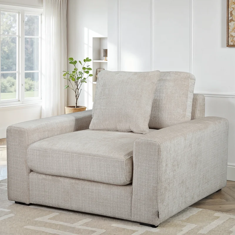 Canapé en tissu, H82CM - VITO
