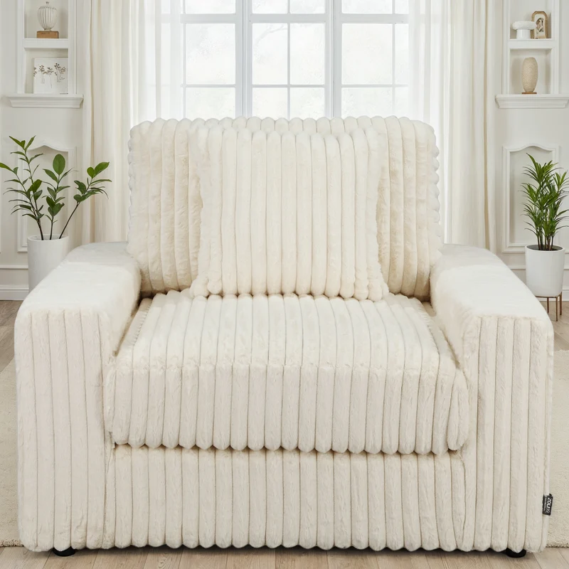 Canapé en tissu, H82CM - VITO
