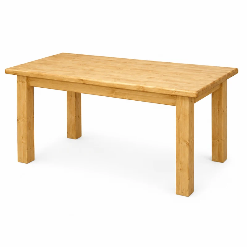 Table repas 140x80 cm en épicéa massif huilé miel | OREGON
