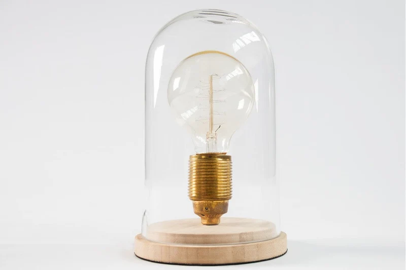 Lampe de table industrielle EDISON Lampe de table ampoule 22cm
