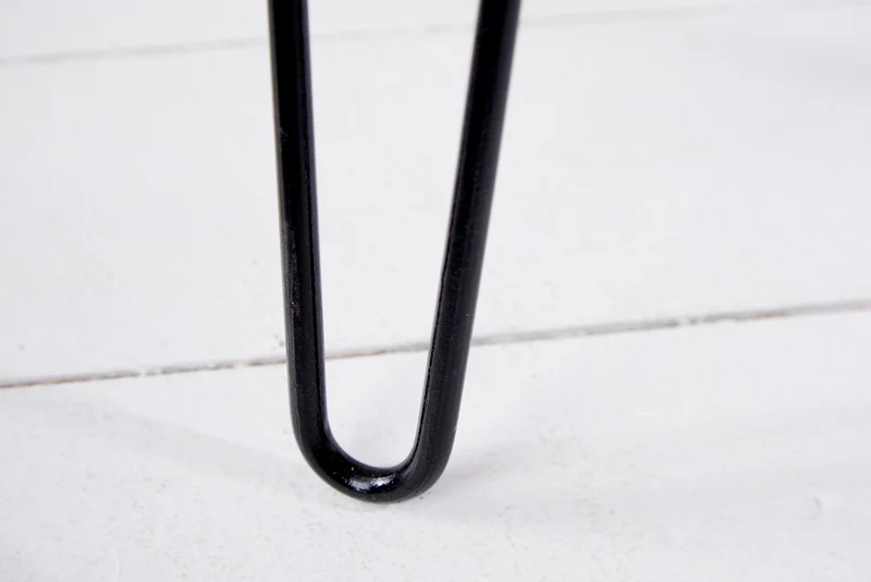 Table d'appoint unique WILD 60 cm en tranches de teck