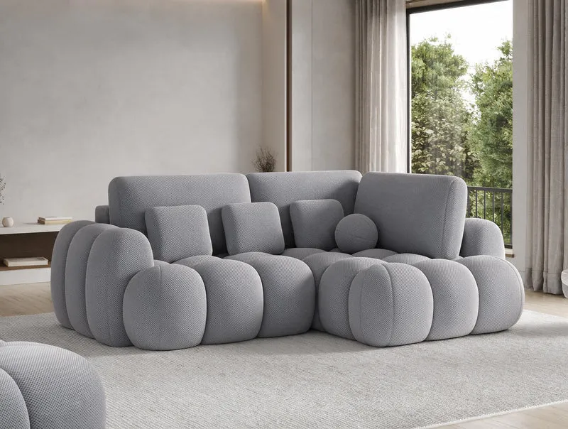 Canapé d'angle convertible design AUBER avec coffre de rangement