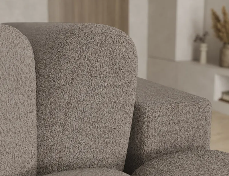 Canapé d'angle convertible design AUBER avec coffre de rangement