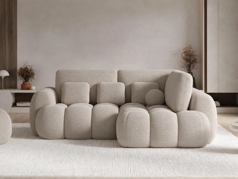 Canapé d'angle convertible design AUBER avec coffre de rangement
