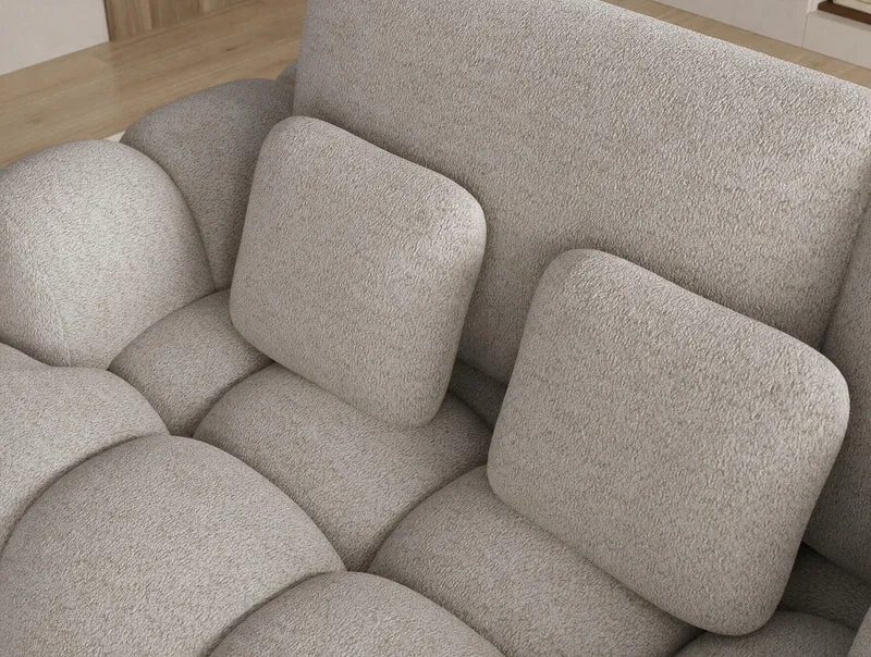 Canapé d'angle convertible design AUBER avec coffre de rangement