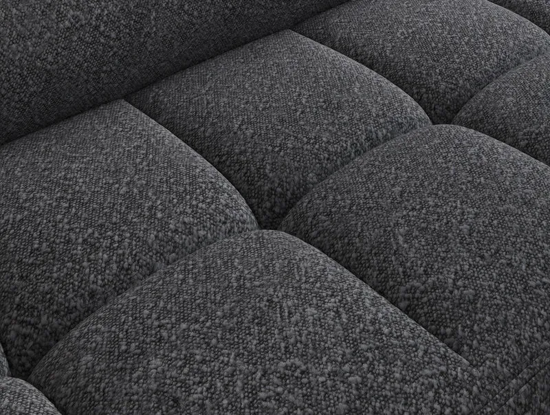 Canapé d'angle convertible design ALESIA avec coffre de rangement
