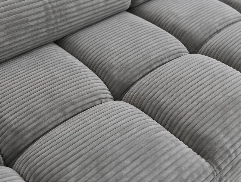 Canapé d'angle convertible design ALESIA avec coffre de rangement