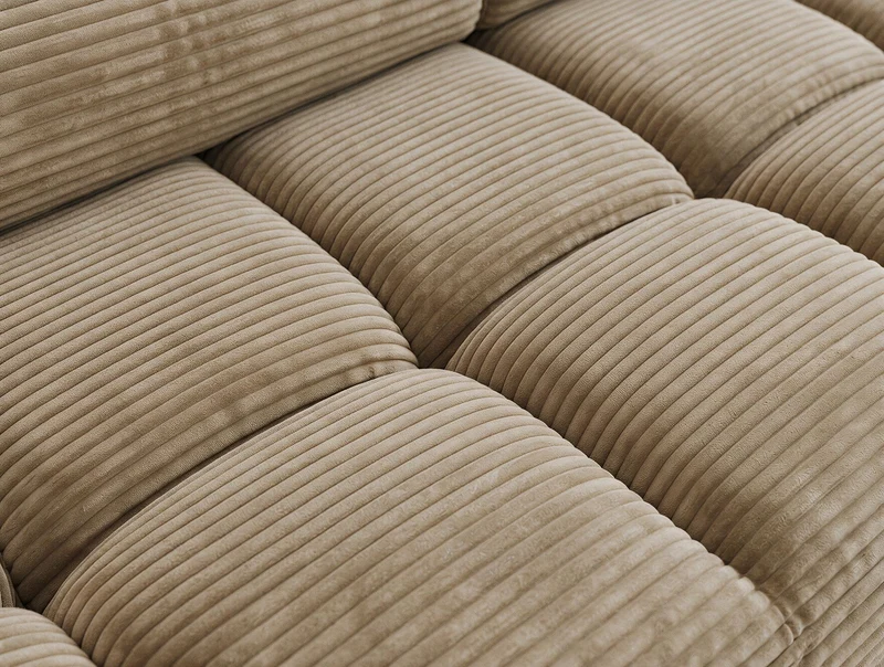 Canapé d'angle convertible design ALESIA avec coffre de rangement