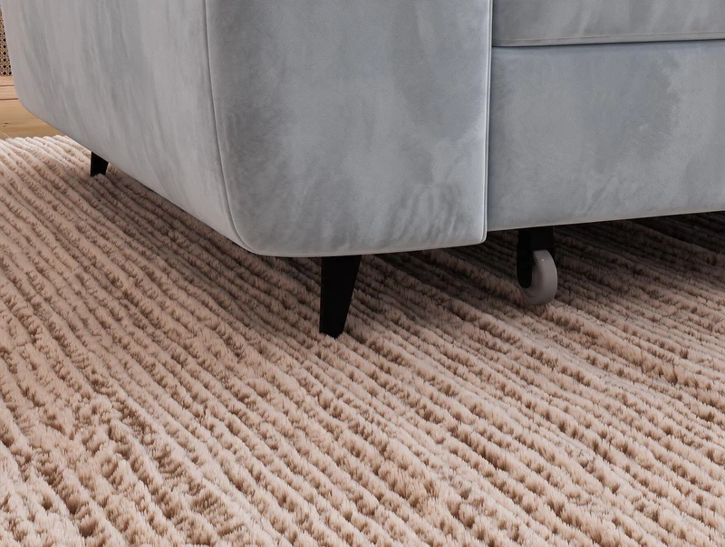 Canapé d'angle convertible design ALESIA avec coffre de rangement