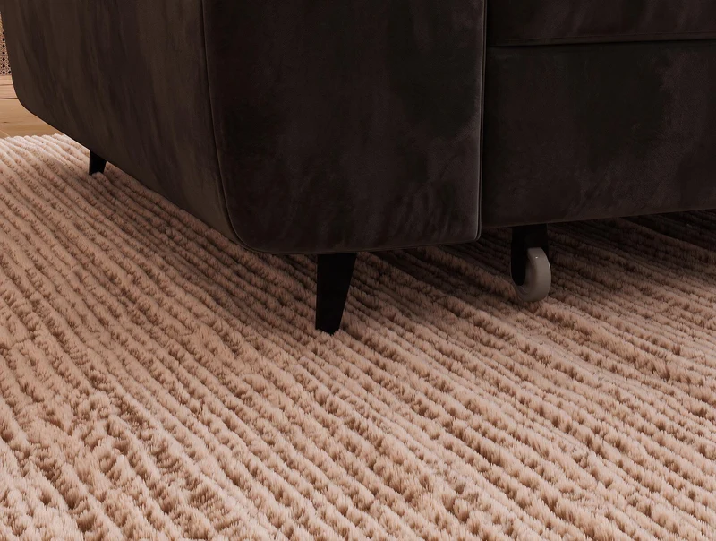 Canapé d'angle convertible design ALESIA avec coffre de rangement