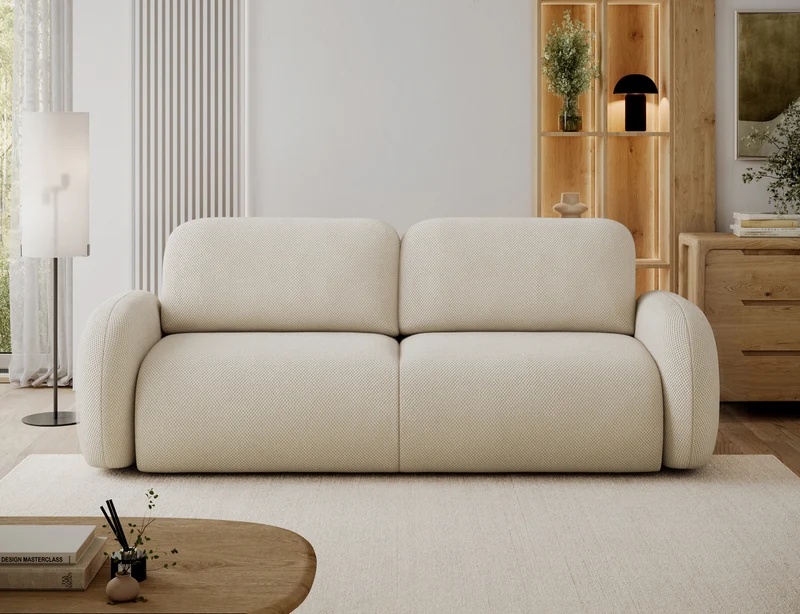 Canapé convertible design CADET avec coffre de rangement