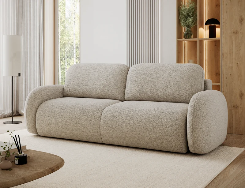 Canapé convertible design CADET avec coffre de rangement