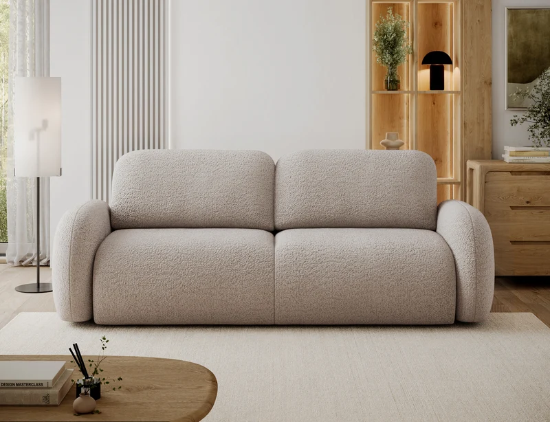 Canapé convertible design CADET avec coffre de rangement