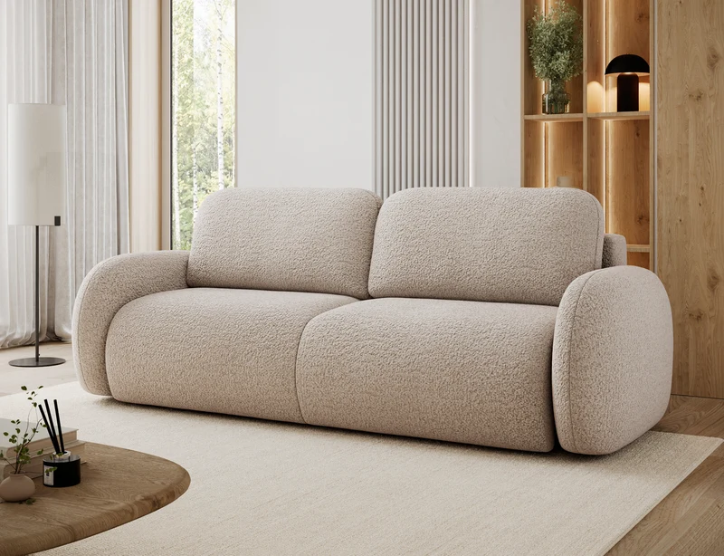Canapé convertible design CADET avec coffre de rangement
