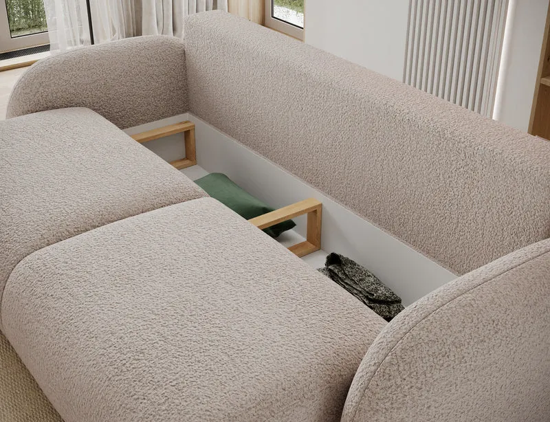 Canapé convertible design CADET avec coffre de rangement