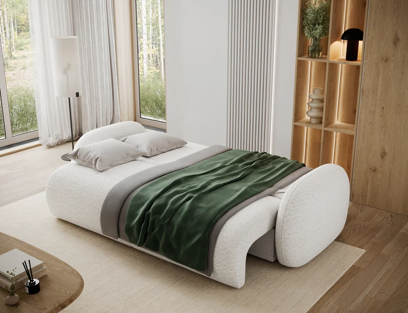 Canapé convertible design CADET avec coffre de rangement
