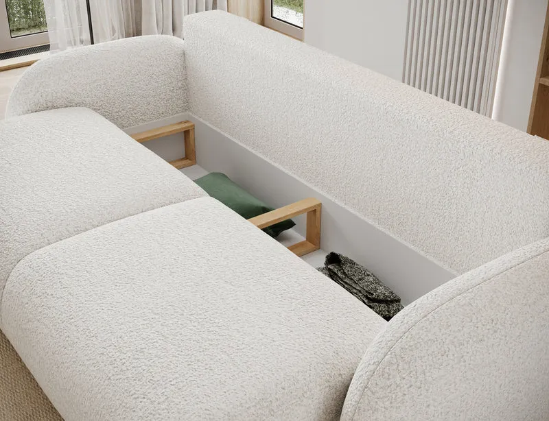Canapé convertible design CADET avec coffre de rangement