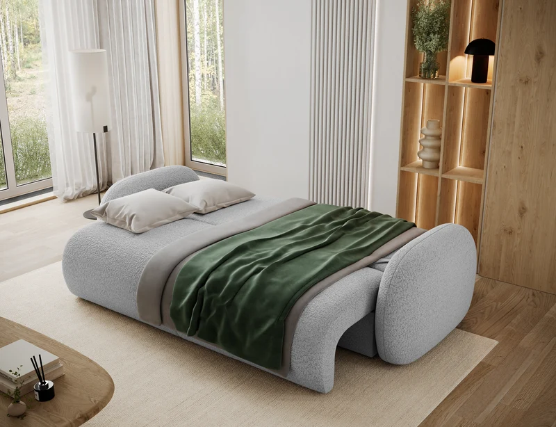 Canapé convertible design CADET avec coffre de rangement