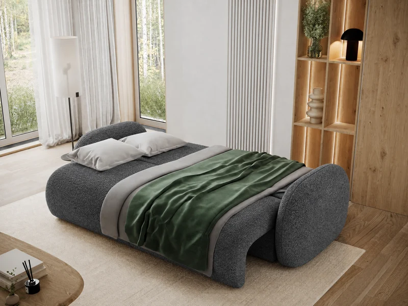 Canapé convertible design CADET avec coffre de rangement