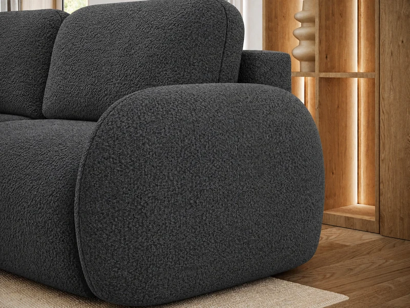 Canapé convertible design CADET avec coffre de rangement