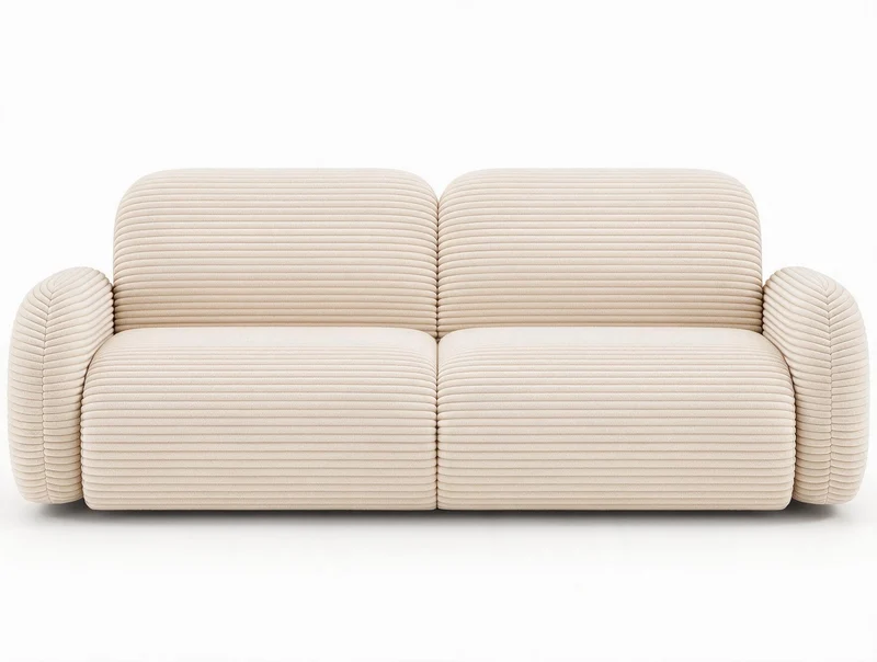 Canapé convertible design CADET avec coffre de rangement