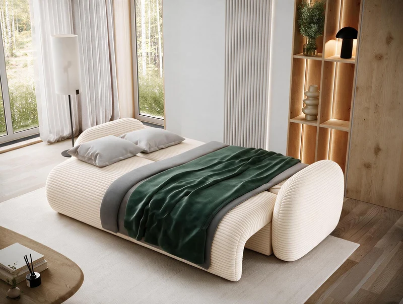 Canapé convertible design CADET avec coffre de rangement