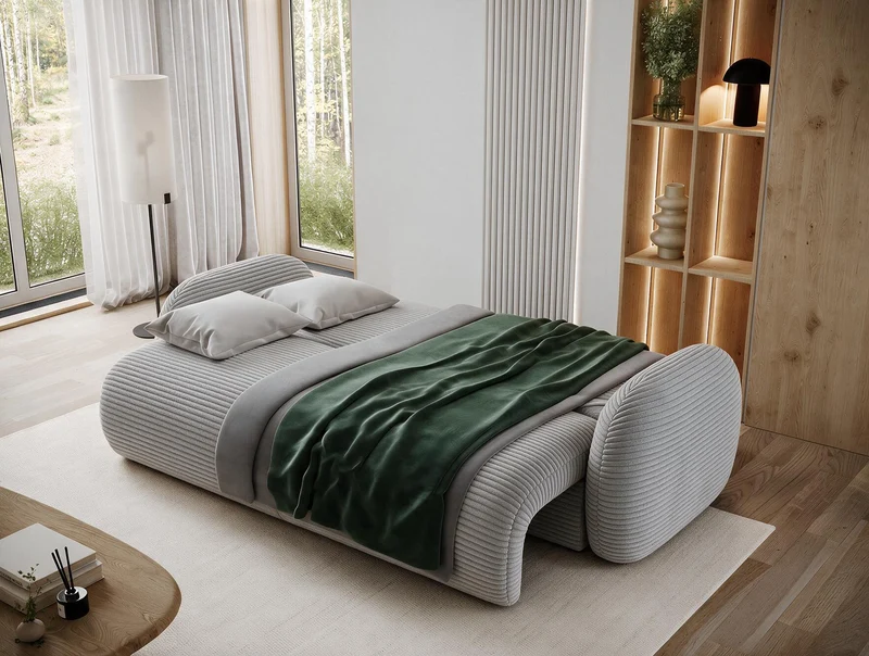 Canapé convertible design CADET avec coffre de rangement