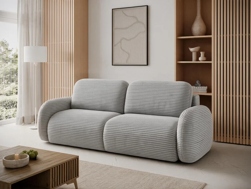 Canapé convertible design CADET avec coffre de rangement