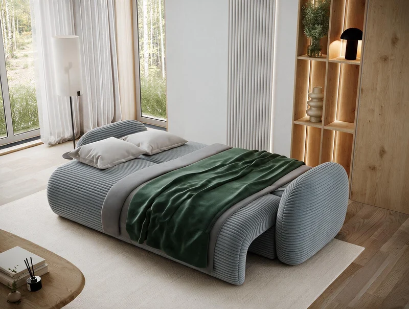 Canapé convertible design CADET avec coffre de rangement