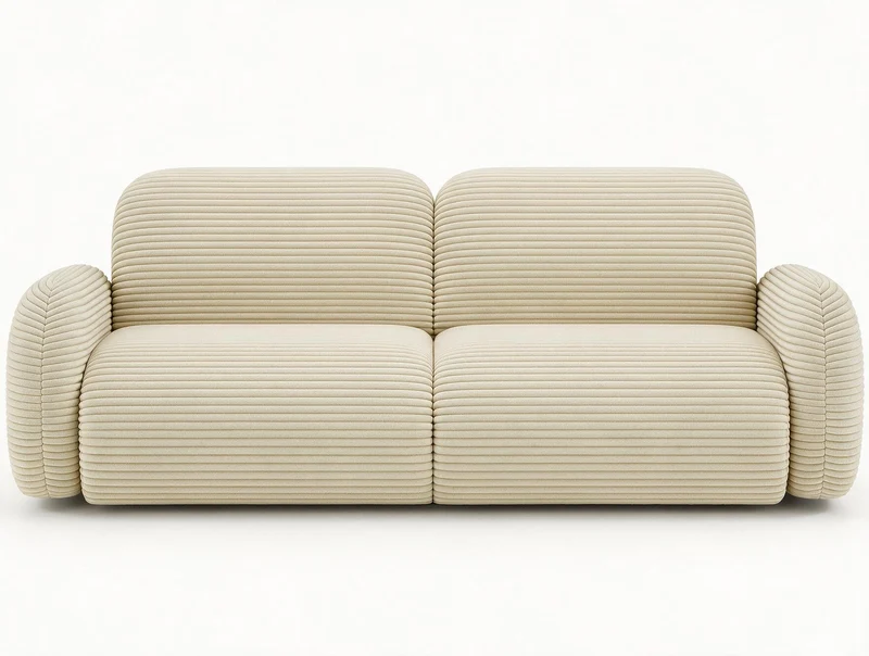 Canapé convertible design CADET avec coffre de rangement