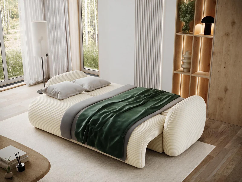 Canapé convertible design CADET avec coffre de rangement