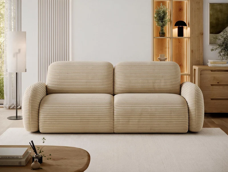 Canapé convertible design CADET avec coffre de rangement