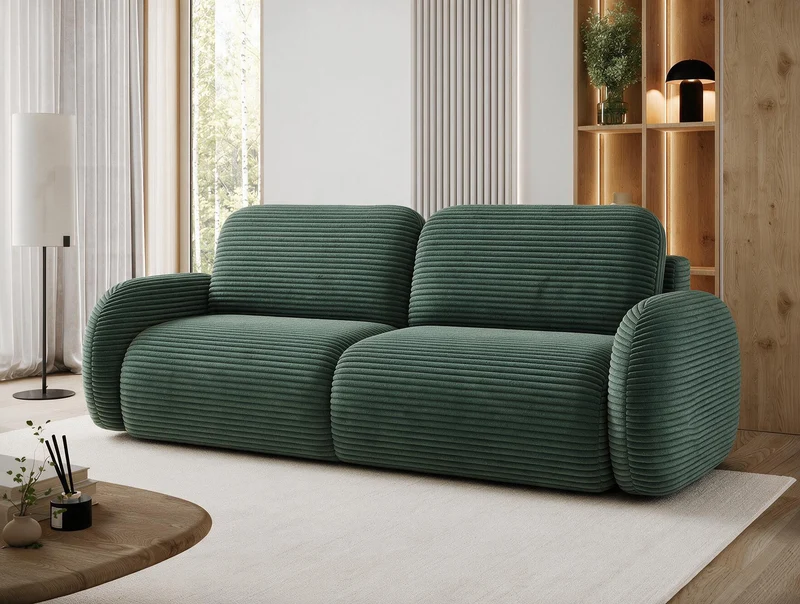 Canapé convertible design CADET avec coffre de rangement