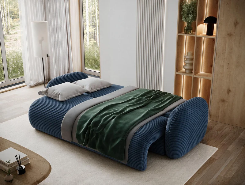 Canapé convertible design CADET avec coffre de rangement