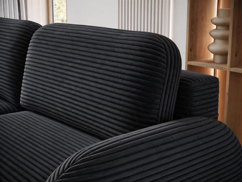 Canapé convertible design CADET avec coffre de rangement