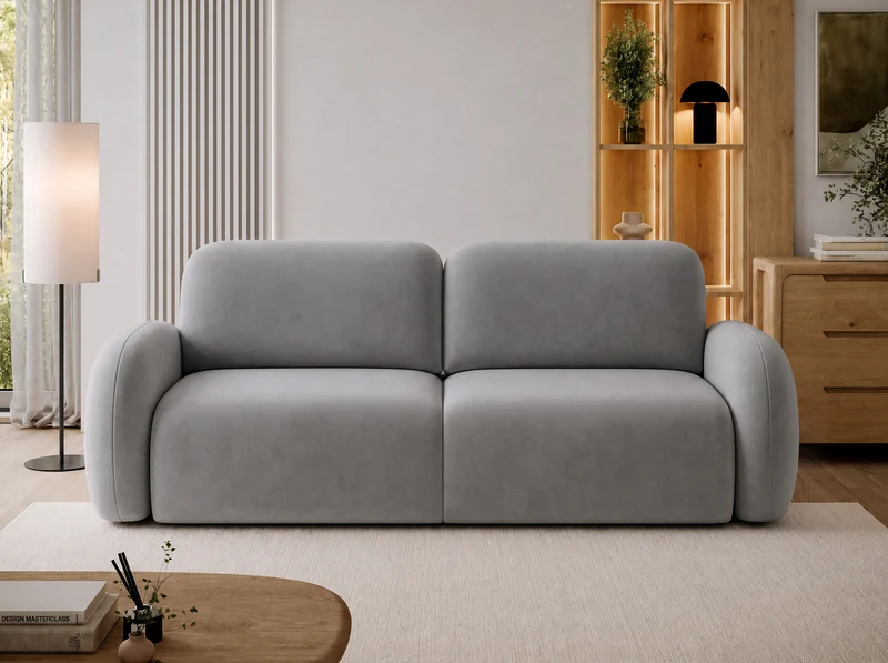 Canapé convertible design CADET avec coffre de rangement