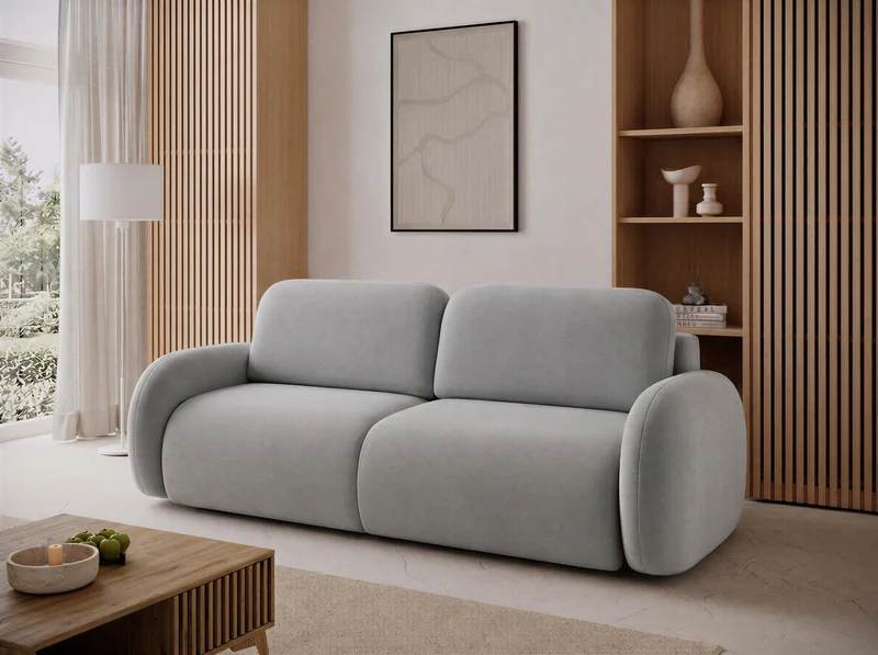 Canapé convertible design CADET avec coffre de rangement